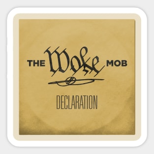 The Woke Mob - Declaration album cover Sticker